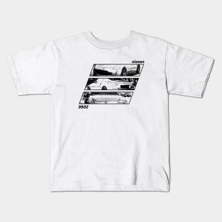 NISSAN 350Z Black 'N White Archive 2 Kids T-Shirt